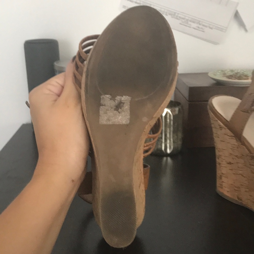 Aldo Brown Stappy Wedges - Picture 3 of 4